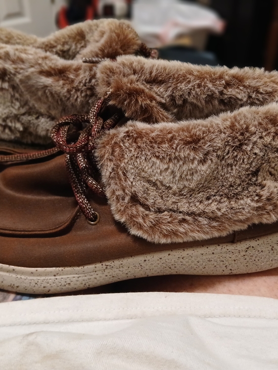 BOBS from Skechers Shoes - Women’s Faux-Fur Lined Brown Casual Shoes